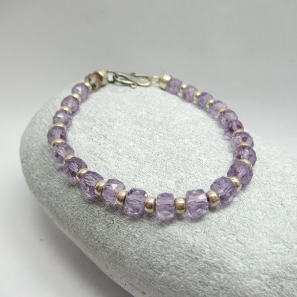 Ametrine and Sterling silver bracelet - Picture 1 of 10